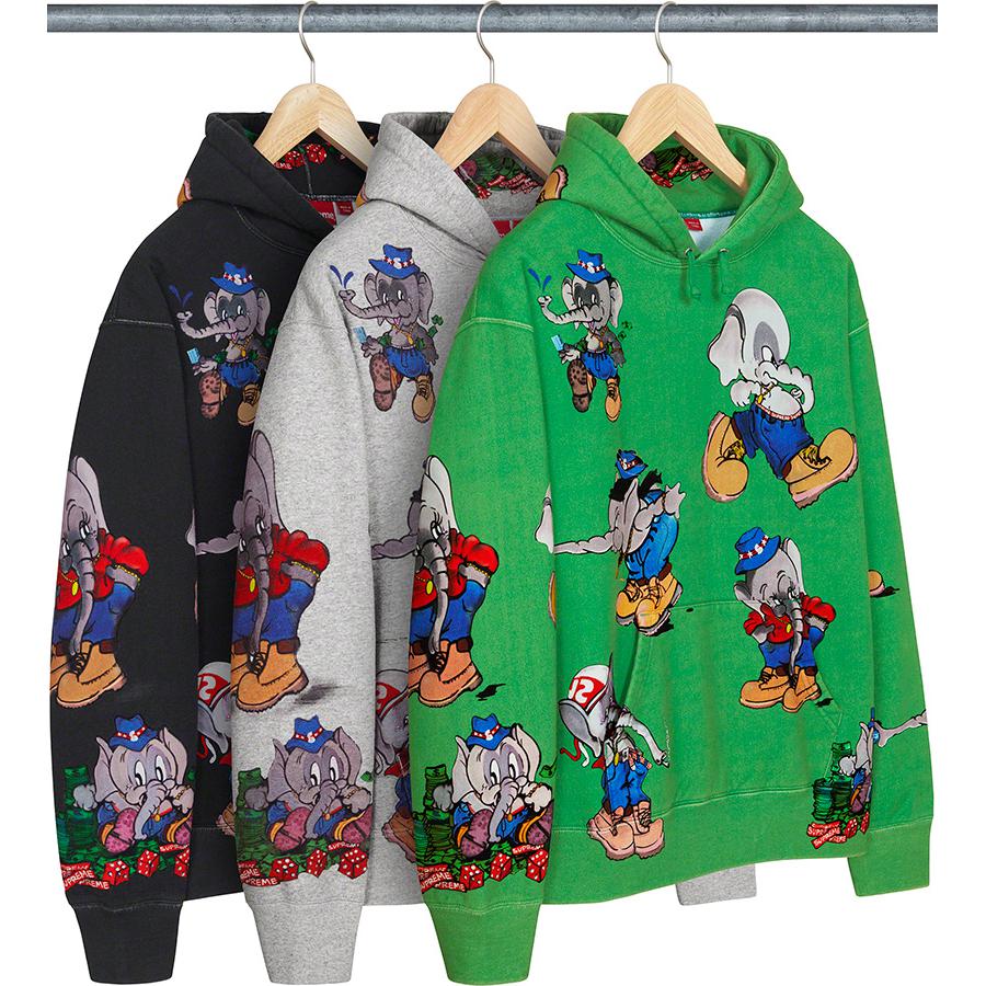 Details on Elephant Hooded Sweatshirt from fall winter
                                            2022 (Price is $178)