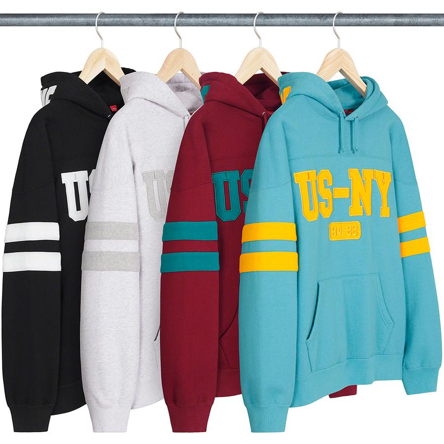 Supreme US-NY Hooded Sweatshirt for fall winter 22 season