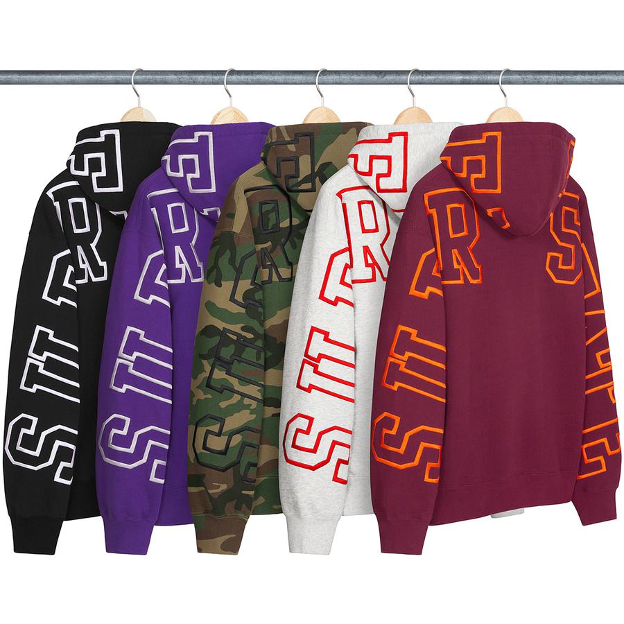 Supreme State Hooded Sweatshirt for fall winter 22 season