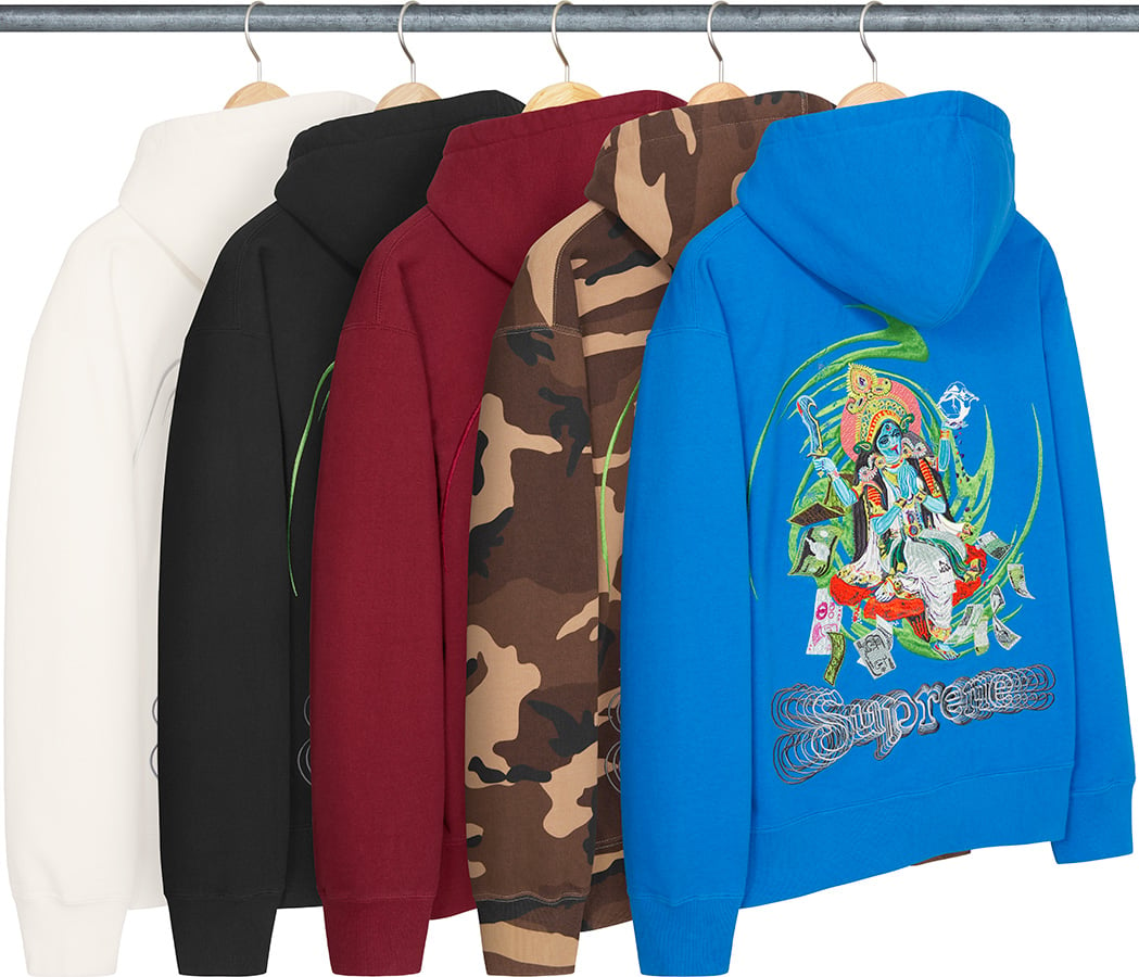 Supreme Lakshmi Zip Up Hooded Sweatshirt