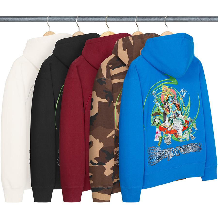 Lakshmi Zip Up Hooded Sweatshirt - fall winter 2022 - Supreme