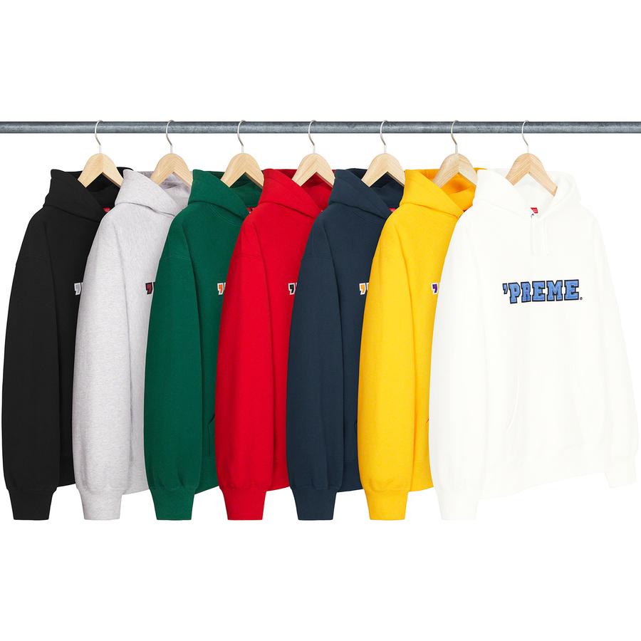 Details on Preme Hooded Sweatshirt from fall winter
                                            2022 (Price is $158)
