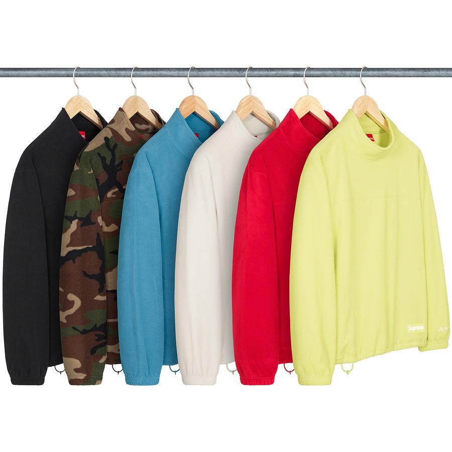 Supreme Polartec Mock Neck Pullover for fall winter 22 season