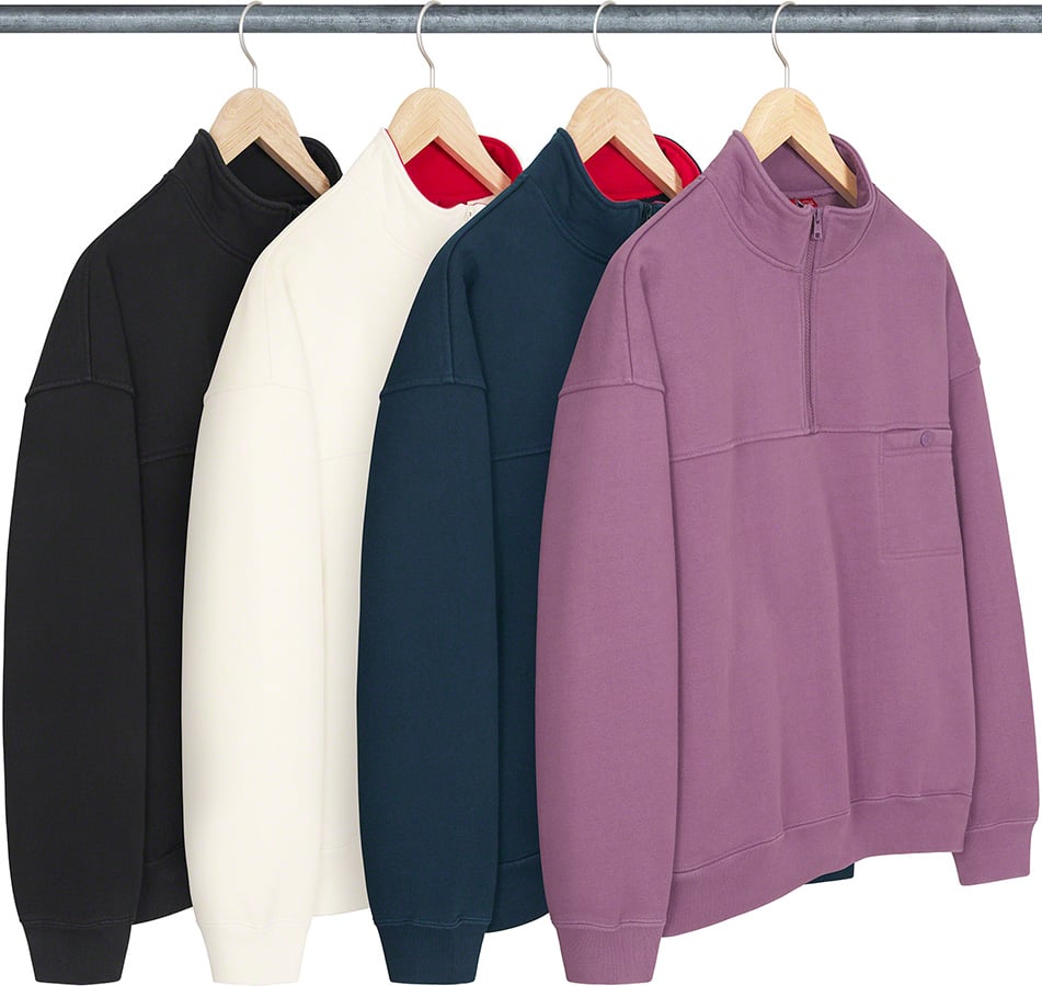 Washed Half Zip Pullover - fall winter 2022 - Supreme