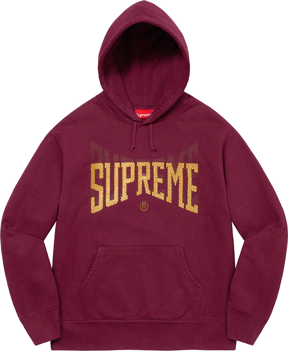 Rhinestone Zip Up Hooded Sweatshirt - spring summer 2022 - Supreme