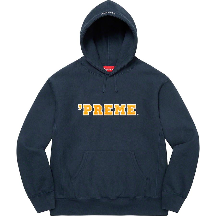 Details on Preme Hooded Sweatshirt  from fall winter
                                                    2022 (Price is $158)