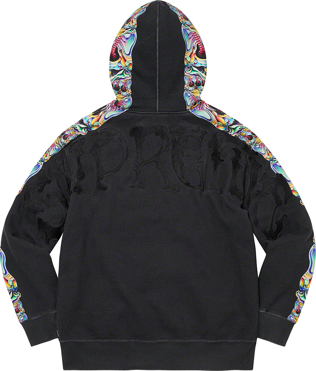 Skulls Zip Up Hooded Sweatshirt - fall winter 2022 - Supreme