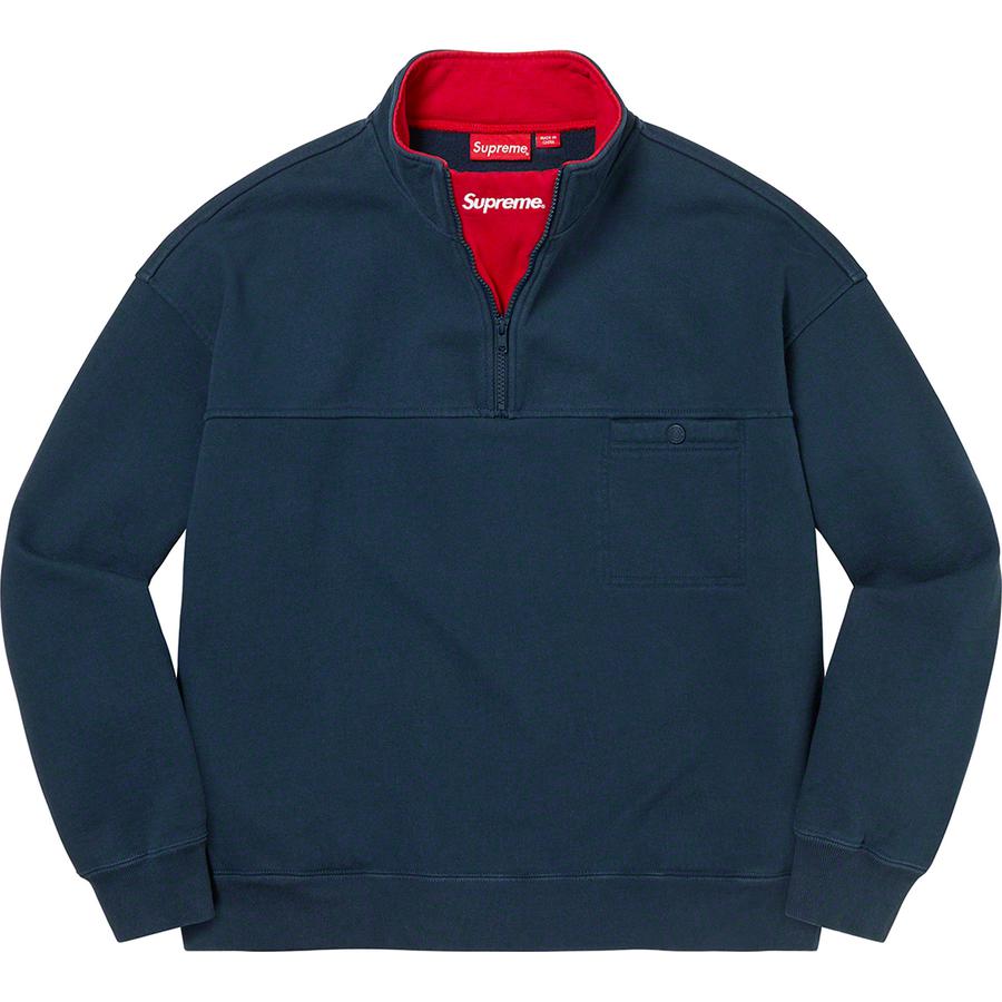 Details on Washed Half Zip Pullover  from fall winter
                                                    2022 (Price is $158)