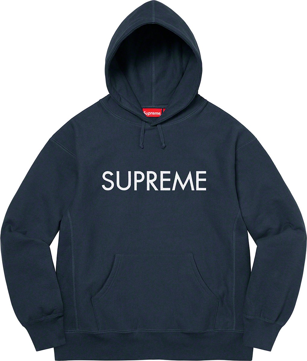 Capital Hooded Sweatshirt - fall winter 2022 - Supreme