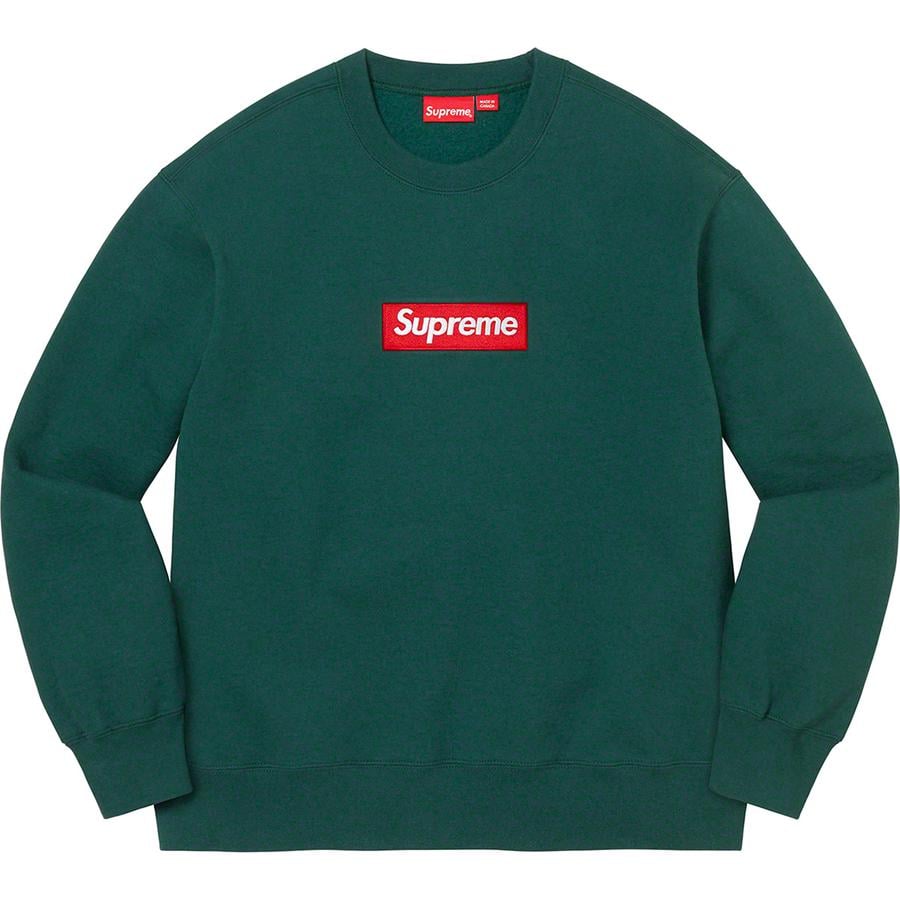Details on Box Logo Crewneck  from fall winter 2022 (Price is $158)