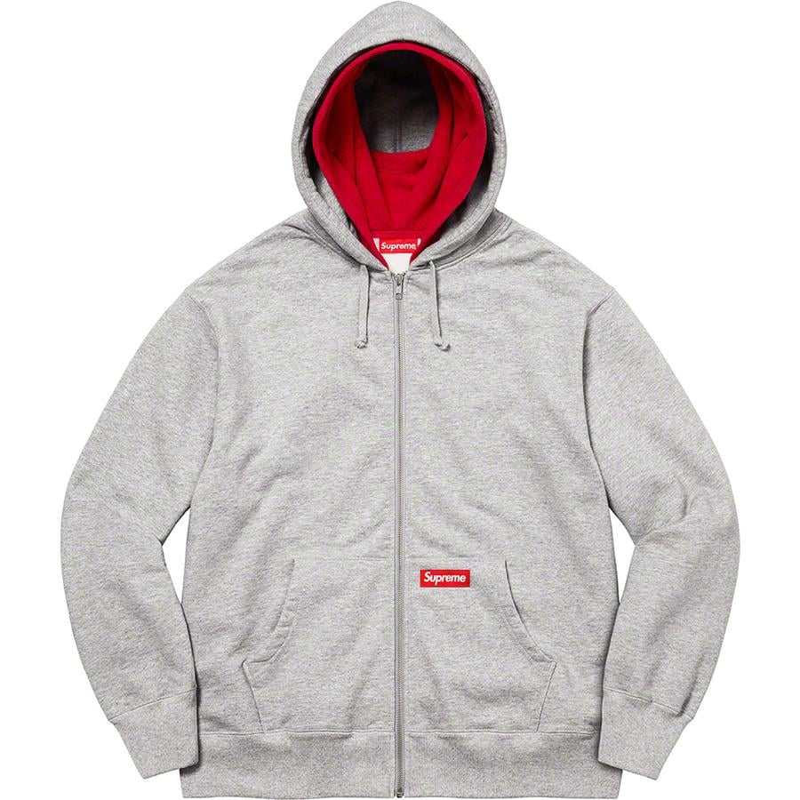 Details on Double Hood Facemask Zip Up Hooded Sweatshirt  from fall winter 2022 (Price is $168)