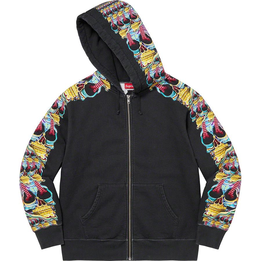 Details on Skulls Zip Up Hooded Sweatshirt  from fall winter
                                                    2022 (Price is $188)