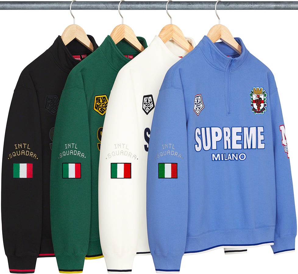 Supreme Milano half zip pullover