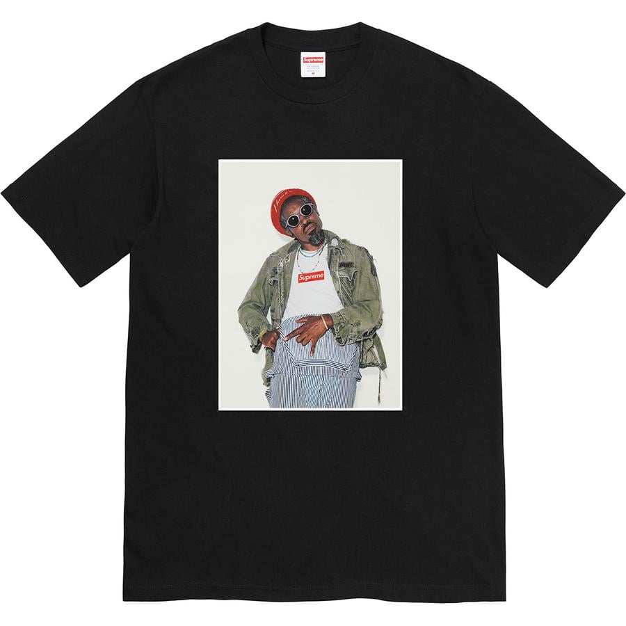 Details on André 3000 Tee  from fall winter 2022 (Price is $54)