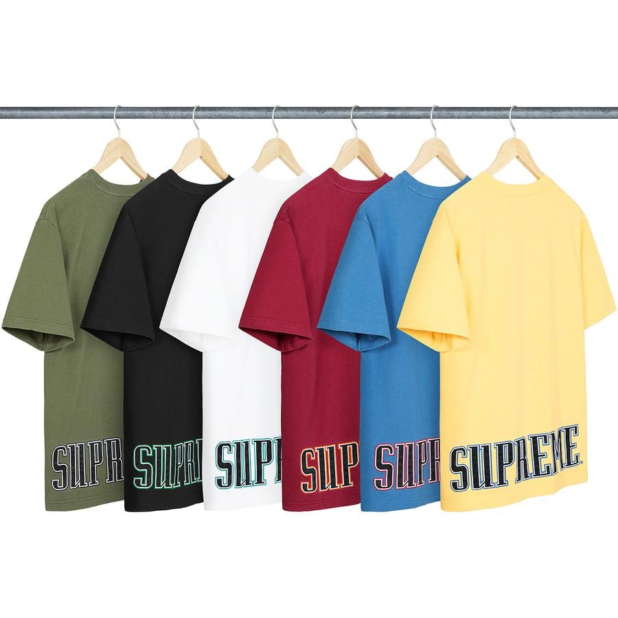 Supreme Contrast Appliqué S S Top for fall winter 22 season