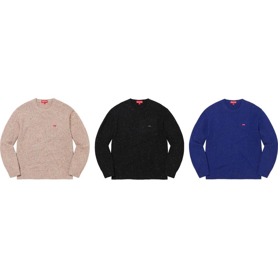 supreme AW22  small box speckle sweaterベージュになります