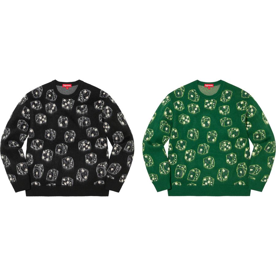 Supreme Dice Sweater for fall winter 22 season