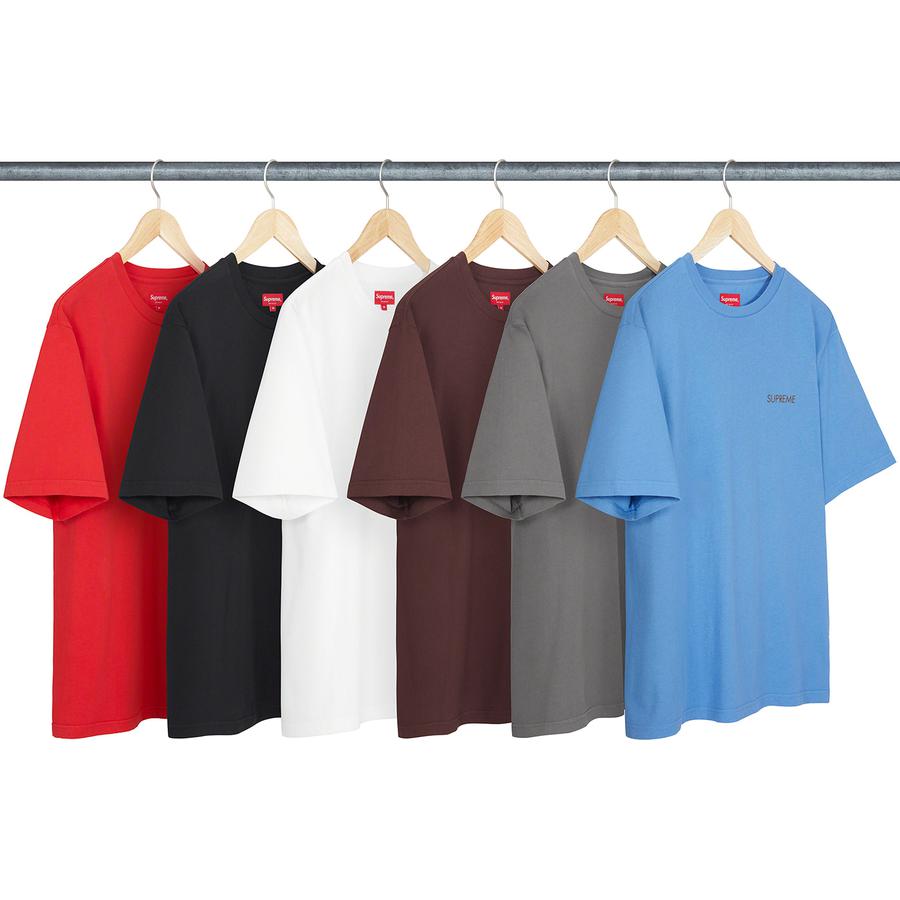 Supreme Washed Capital S S Top for fall winter 22 season
