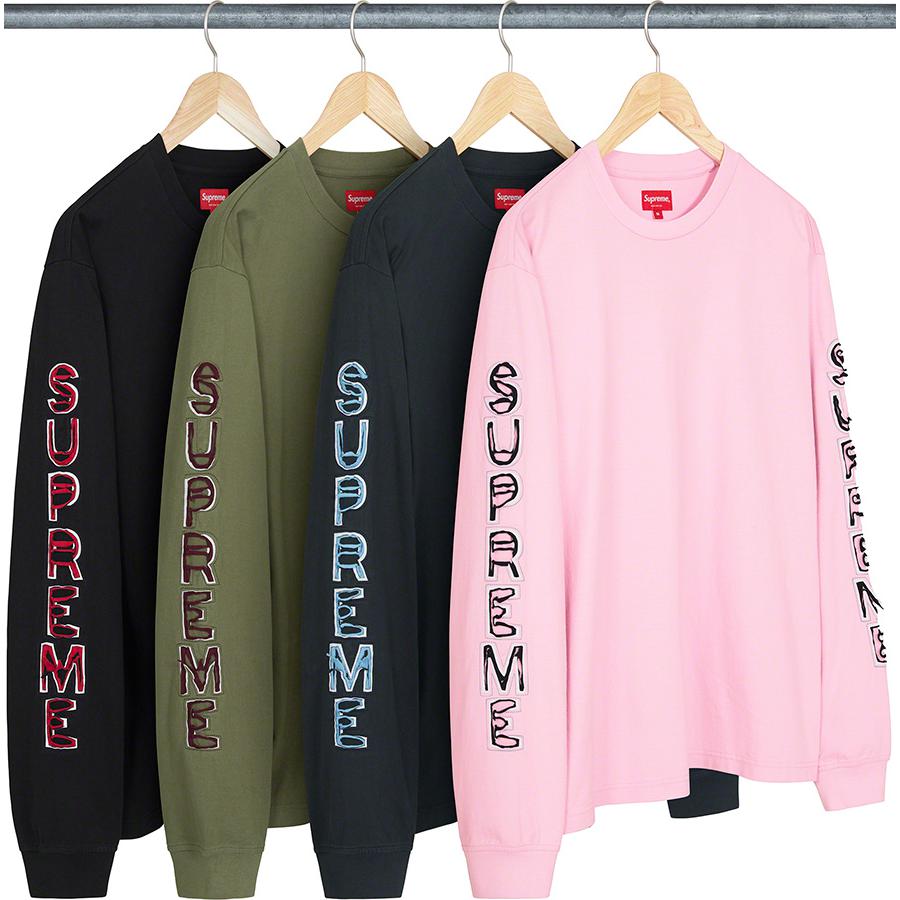 Supreme CUT OUT L/S TOP 22F/W WEEK3 PINK Tシャツ/カットソー(七分