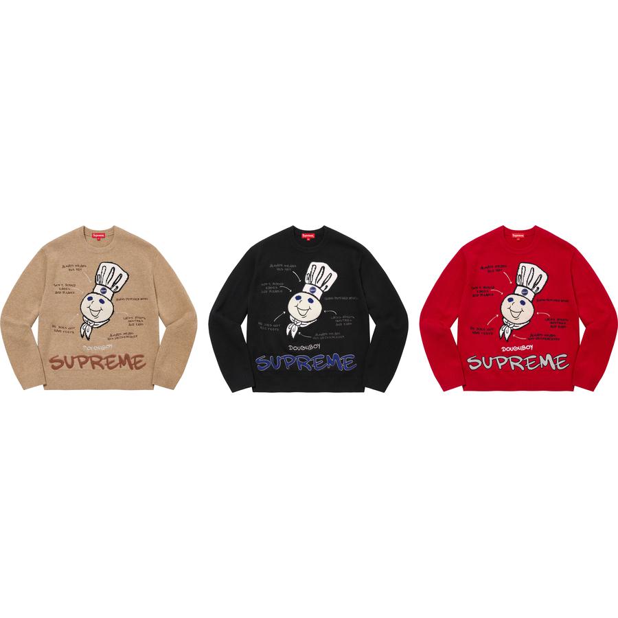 Supreme Doughboy Sweater for fall winter 22 season