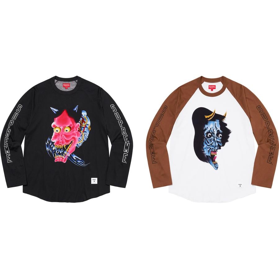 Supreme Demon Raglan L S Top releasing on Week 11 for fall winter 2022