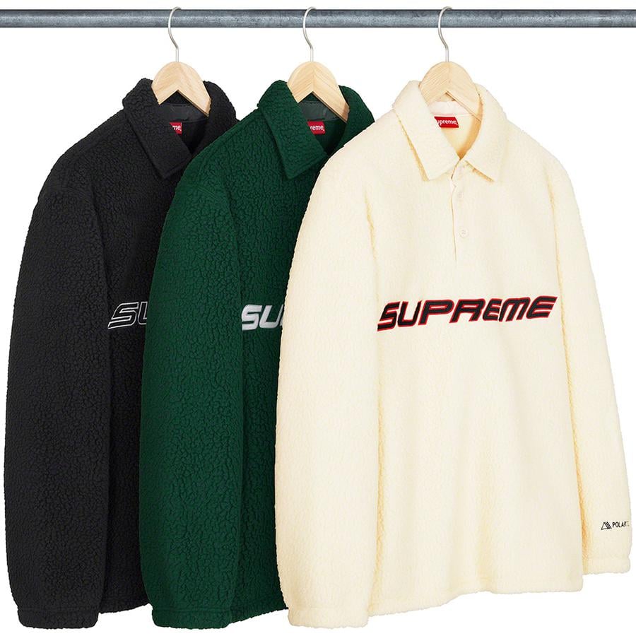 Supreme Polartec L S Polo for fall winter 22 season