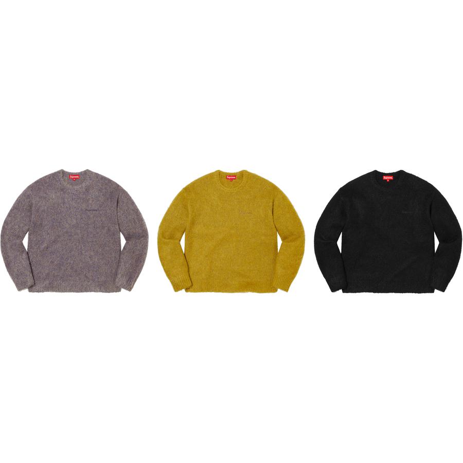 Supreme Mohair Sweater released during fall winter 22 season