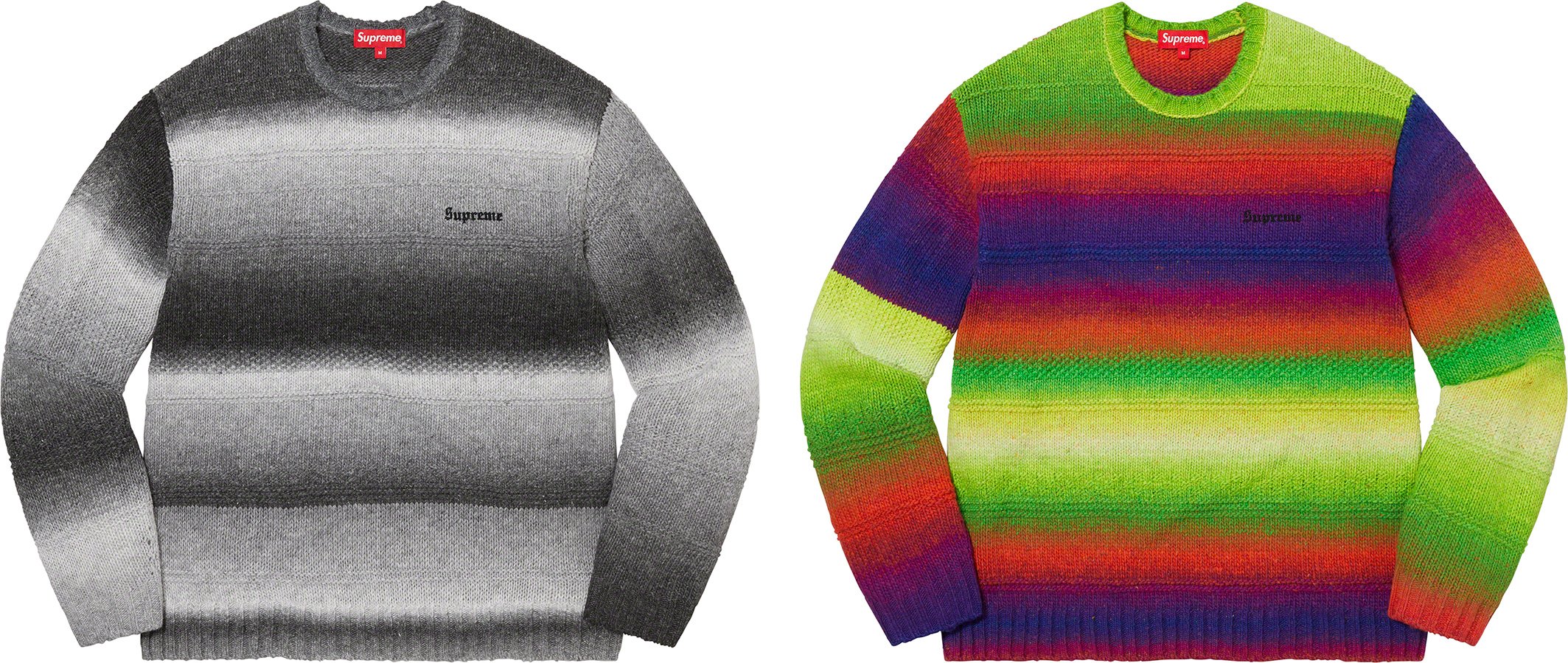 Supreme Gradient Stripe Sweater-