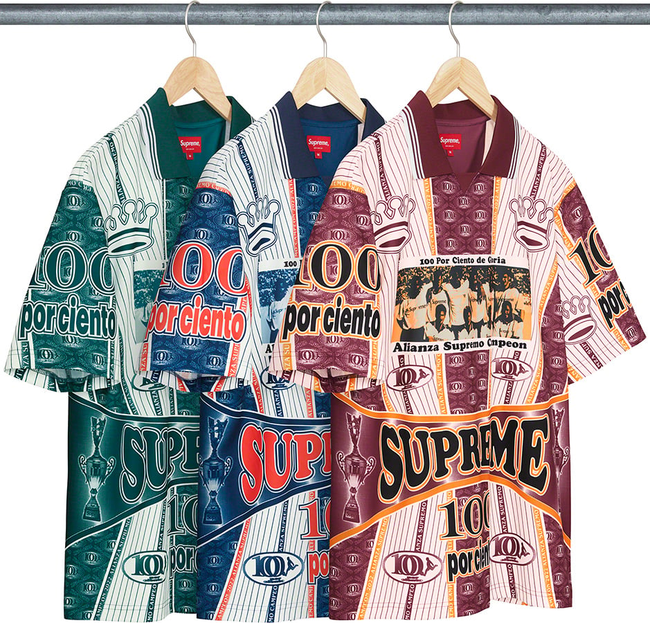 Supreme por ciento soccer jersey