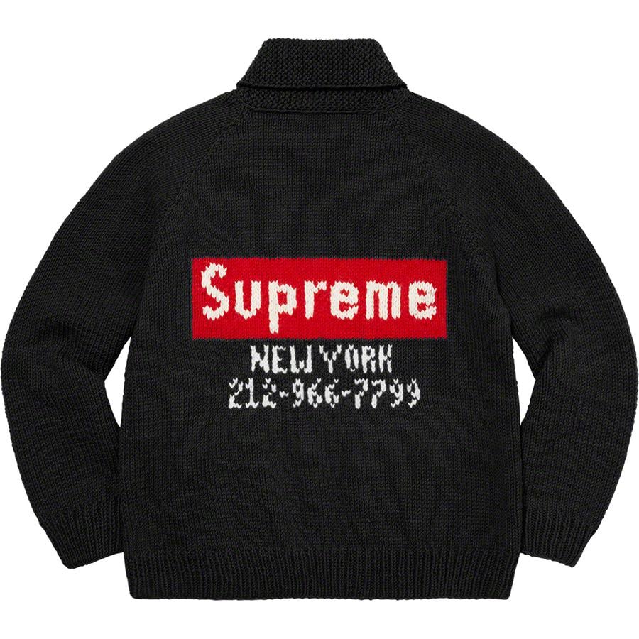 Details on Box Logo Cowichan Sweater  from fall winter
                                                    2022 (Price is $498)