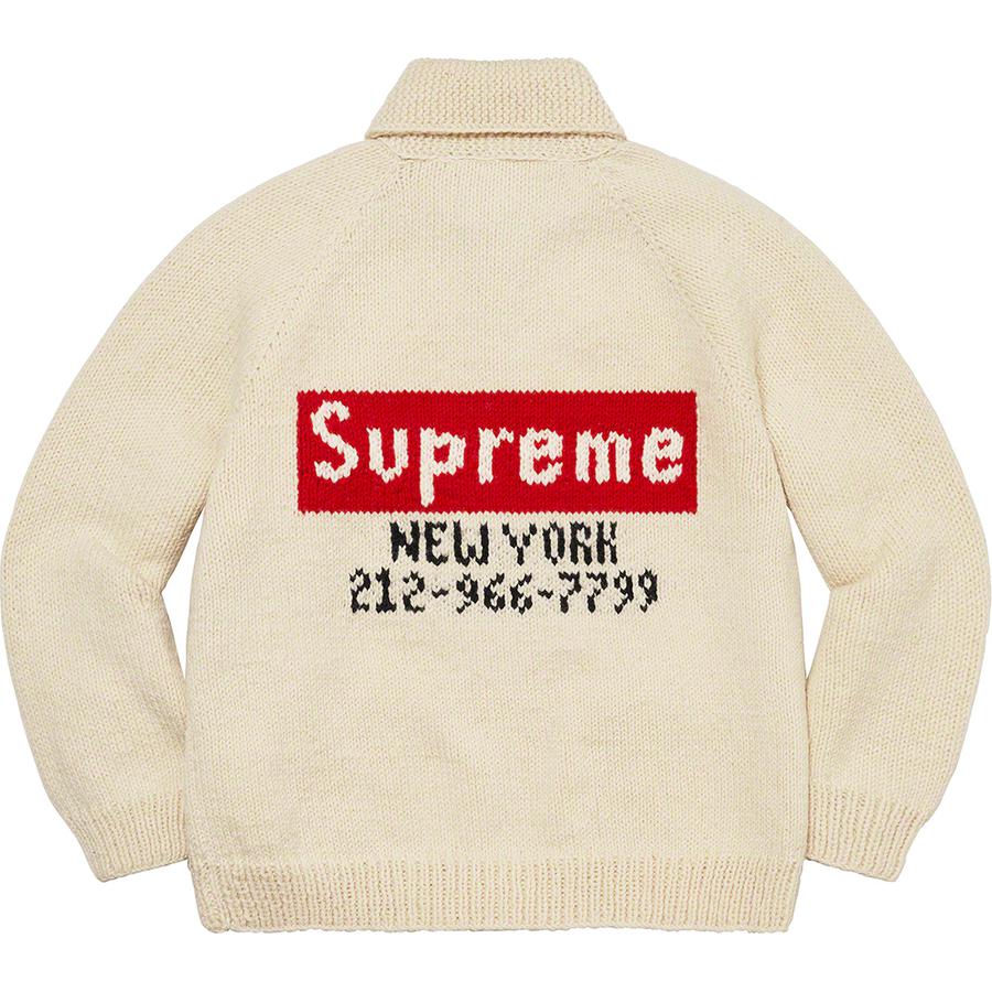 Details on Box Logo Cowichan Sweater  from fall winter
                                                    2022 (Price is $498)