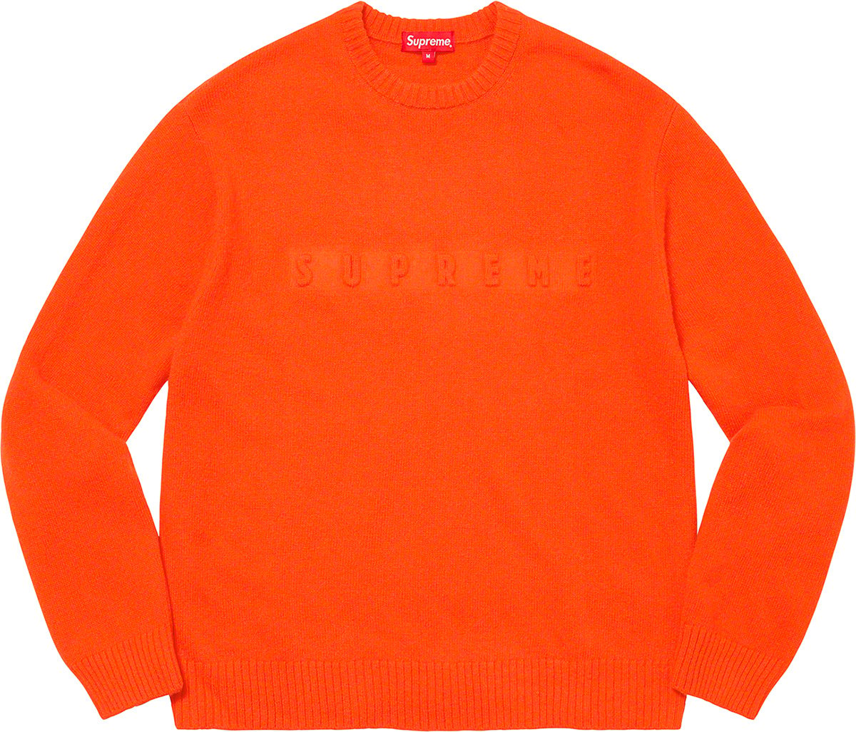 Embossed Sweater - fall winter 2022 - Supreme