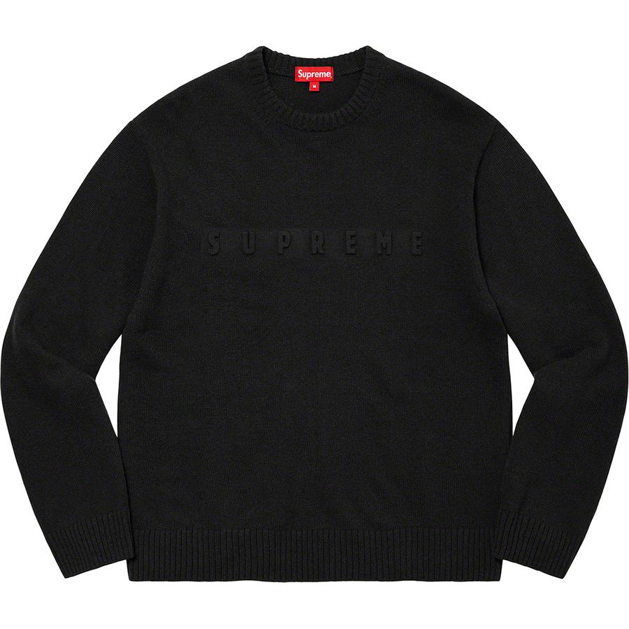 Supreme Embossed Sweater (FW22) - $148