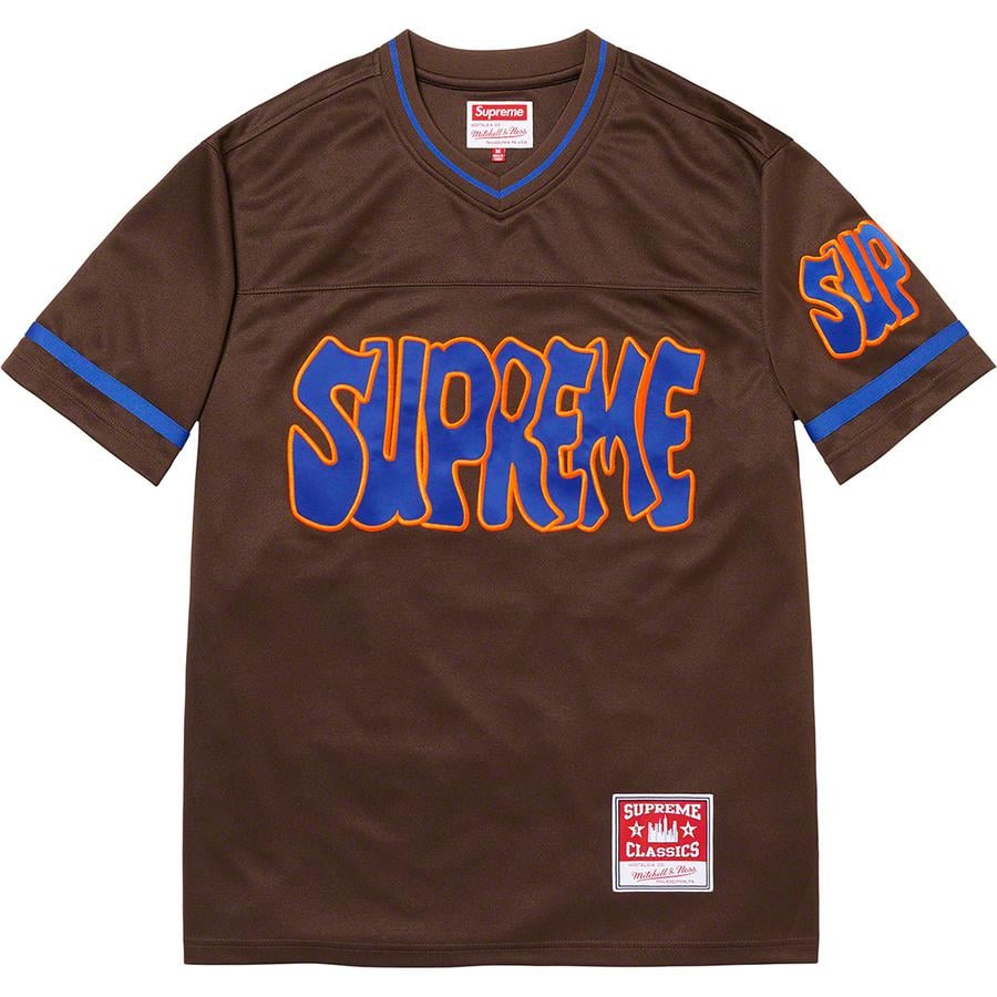 Details on Supreme Mitchell & Ness Football Jersey  from fall winter
                                                    2022 (Price is $138)