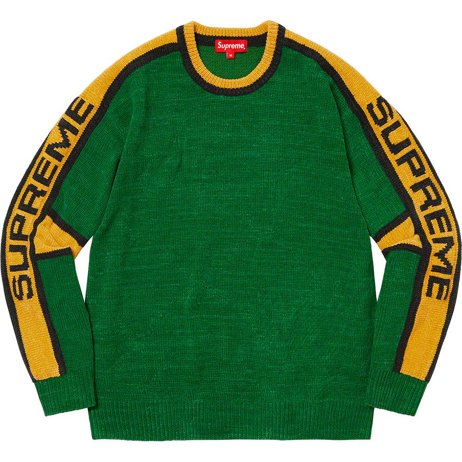 Details on Stripe Chenille Sweater  from fall winter
                                                    2022 (Price is $148)