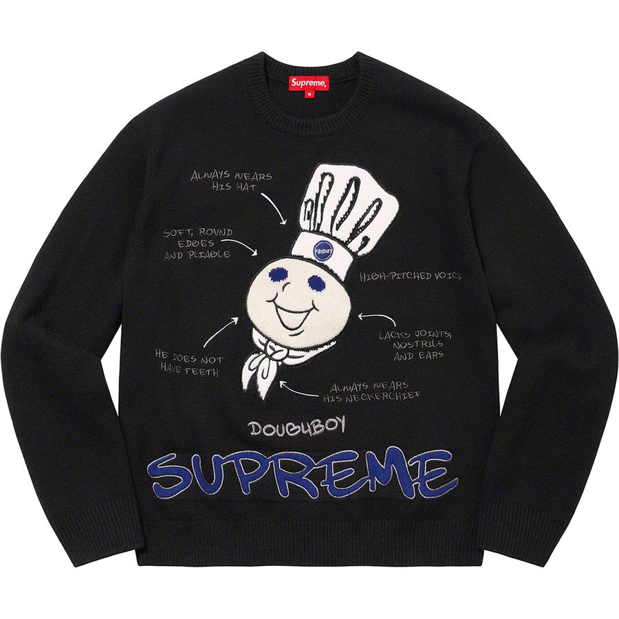 Details on Doughboy Sweater  from fall winter 2022 (Price is $188)