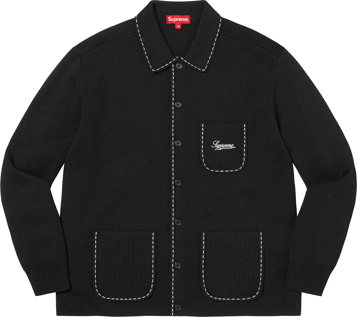 Supreme contrast stitch button up