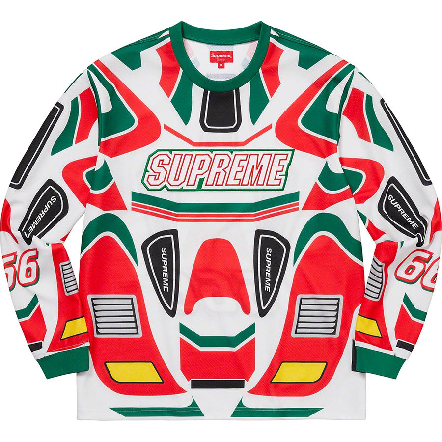 Details on Decals Moto Jersey  from fall winter 2022 (Price is $128)