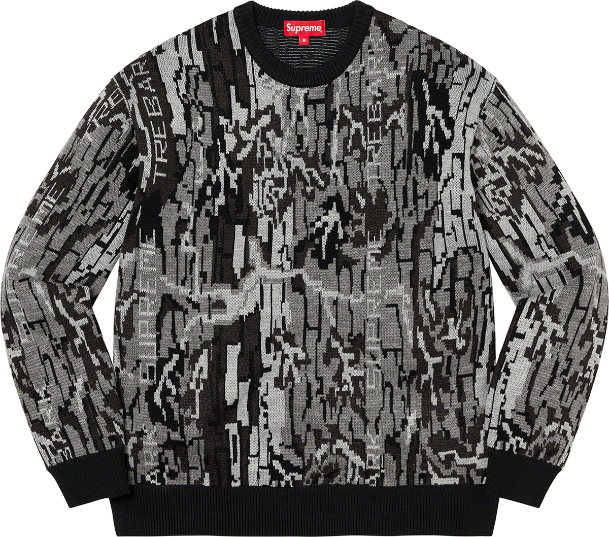 Trebark Camo Sweater - fall winter 2022 - Supreme