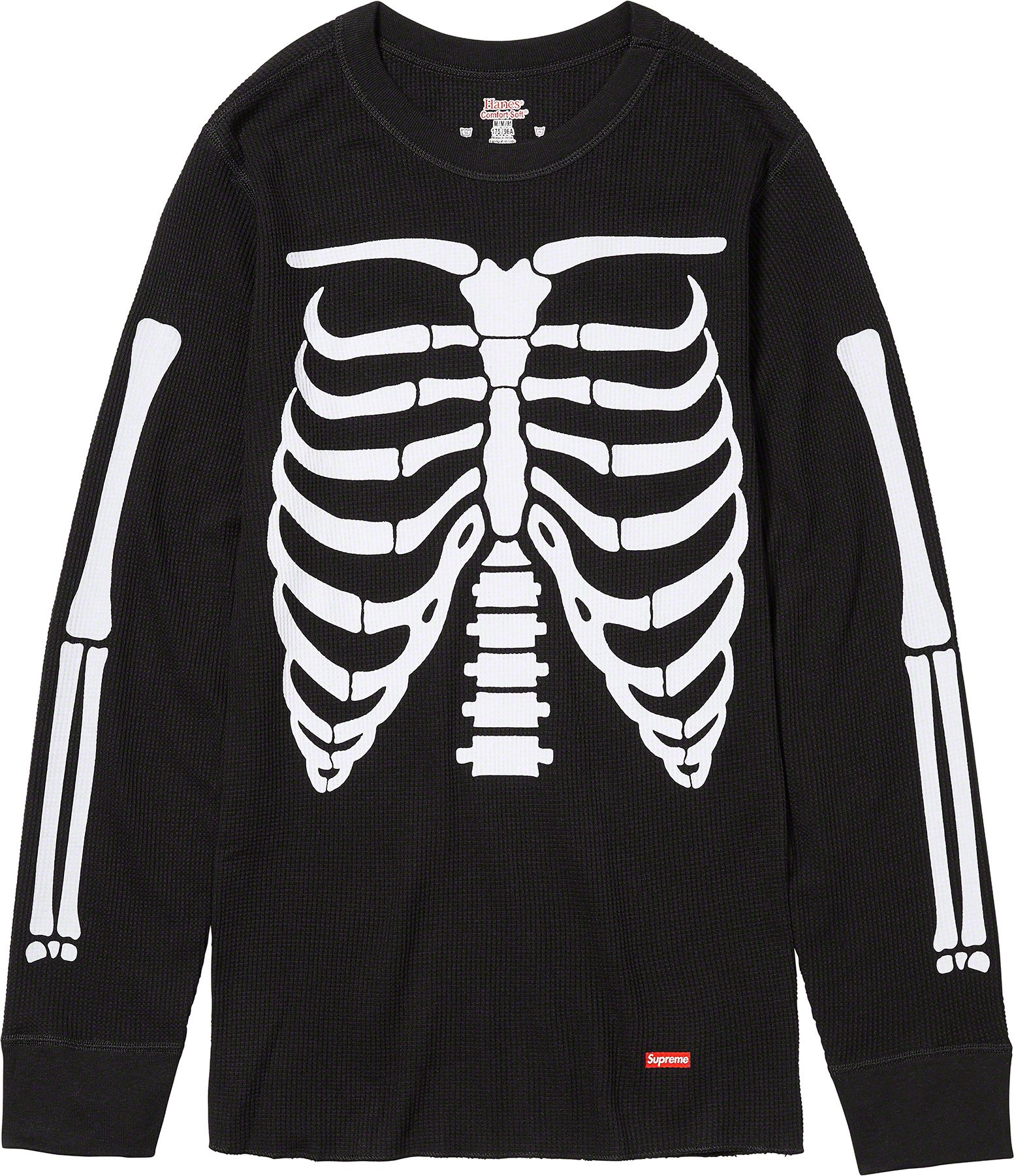 supreme Hanes Bones Thermal Crew シュプリーム-