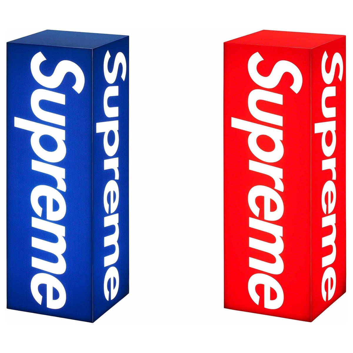 Supreme Box Logo Lamp for fall winter 23 season