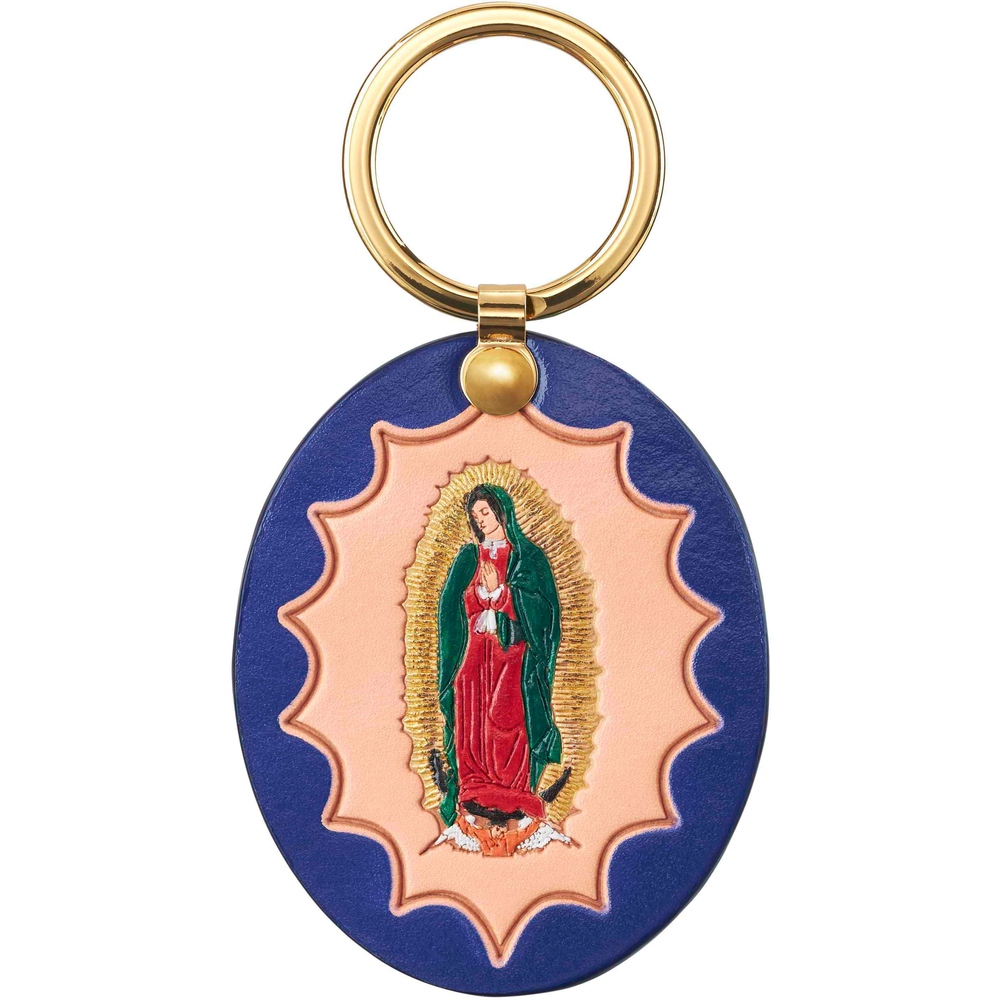 Details on Guadalupe Leather Keychain  from fall winter
                                                    2023 (Price is $38)