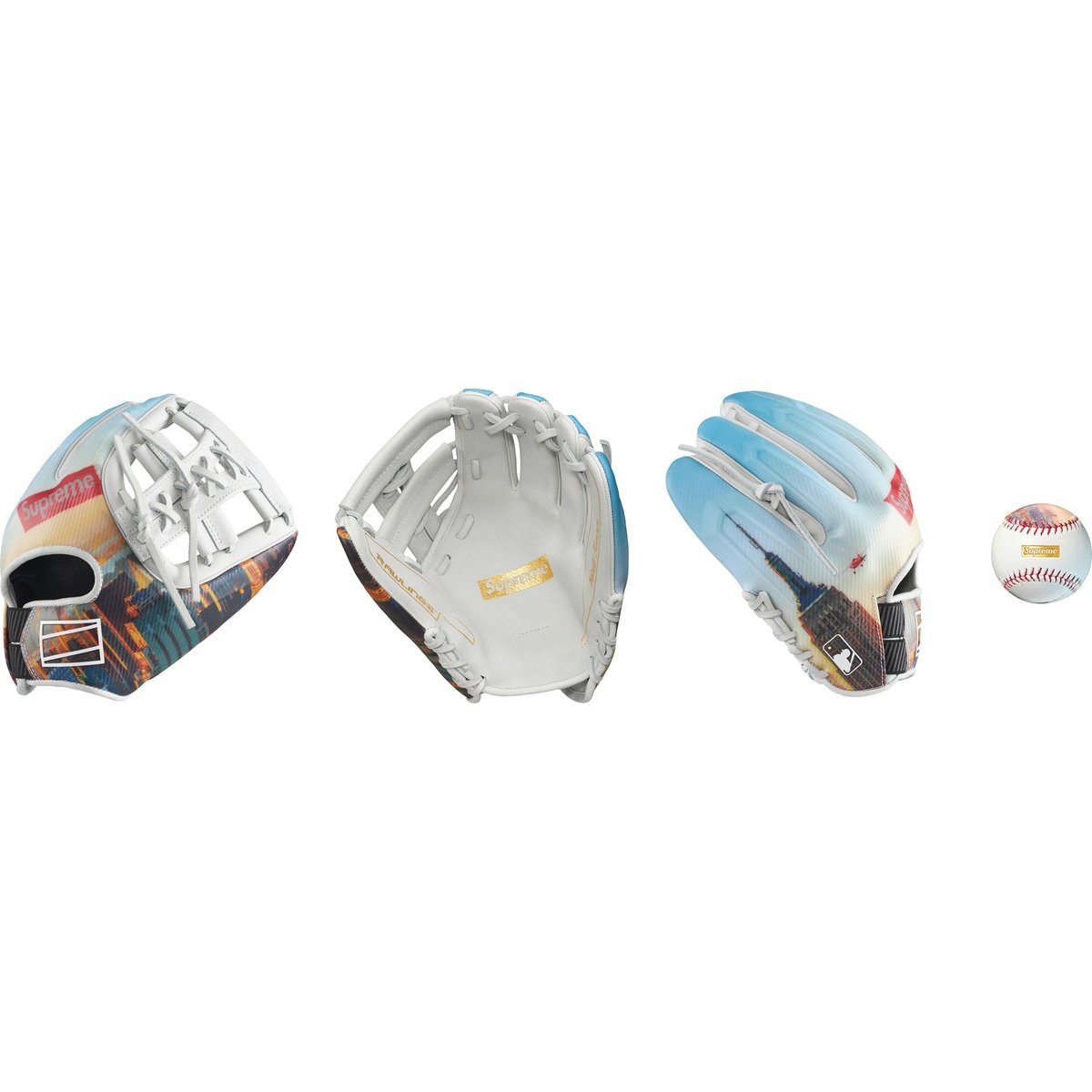 Supreme Rawlings REV1X Aerial Baseball Glove and Aerial Baseball for fall winter 23 season