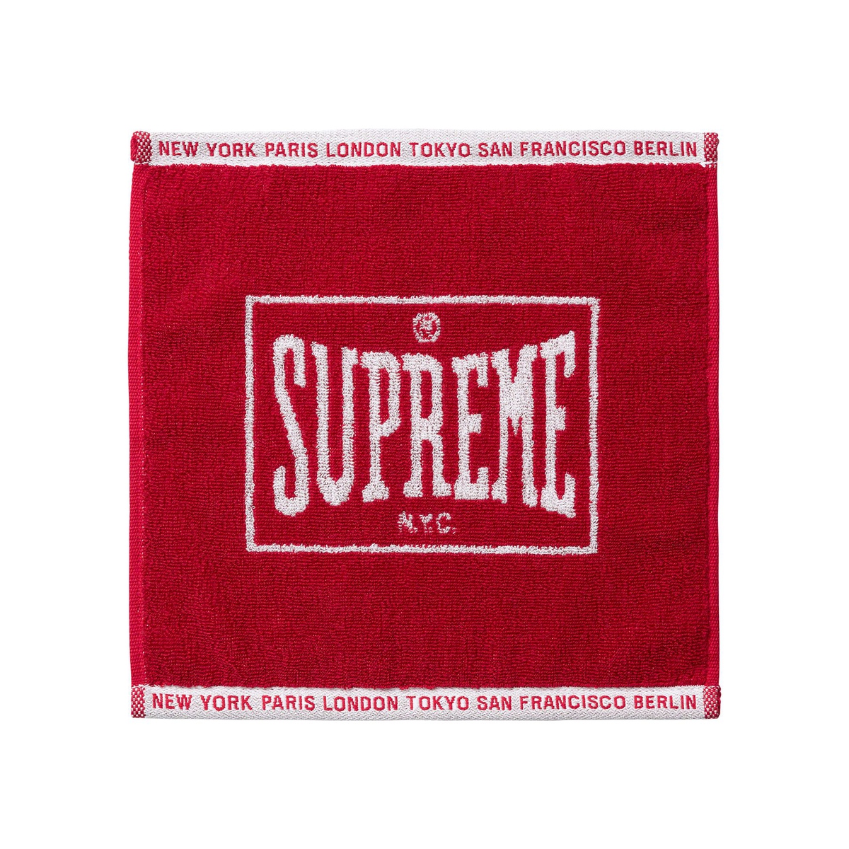 Supreme Square Mini Towels (Set of 2) releasing on Week 8 for fall winter 2023