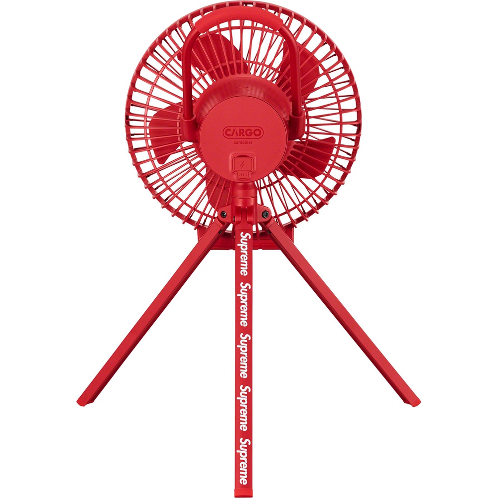 Details on Supreme Cargo Container Electric Fan  from fall winter 2023 (Price is $78)