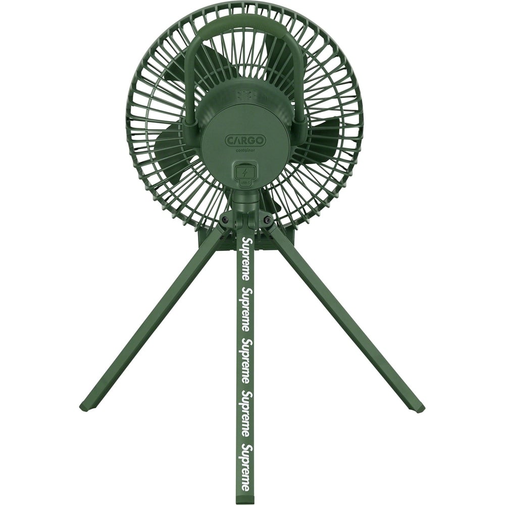 Details on Supreme Cargo Container Electric Fan  from fall winter
                                                    2023 (Price is $78)