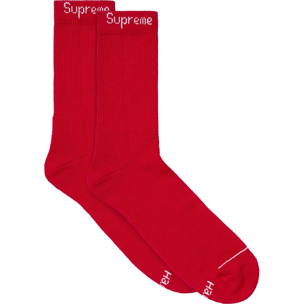 Details on Supreme Hanes Crew Socks (4 Pack)  from fall winter
                                                    2023 (Price is $24)