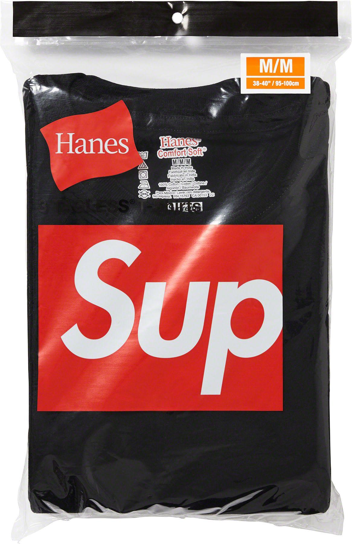 Hanes Tagless Tees (3 Pack) - fall winter 2023 - Supreme