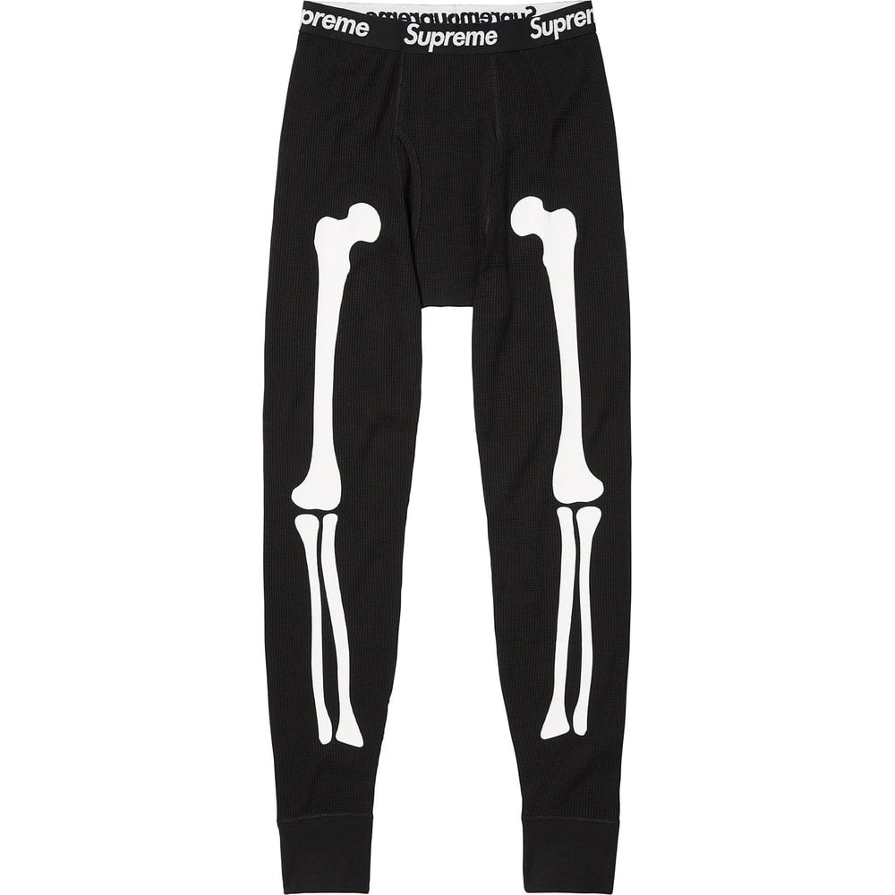 Details on Supreme Hanes Bones Thermal Pant (1 Pack)  from fall winter
                                                    2023 (Price is $30)