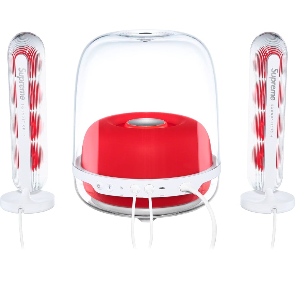 Details on Supreme Harman Kardon Soundsticks  from fall winter
                                                    2023 (Price is $398)